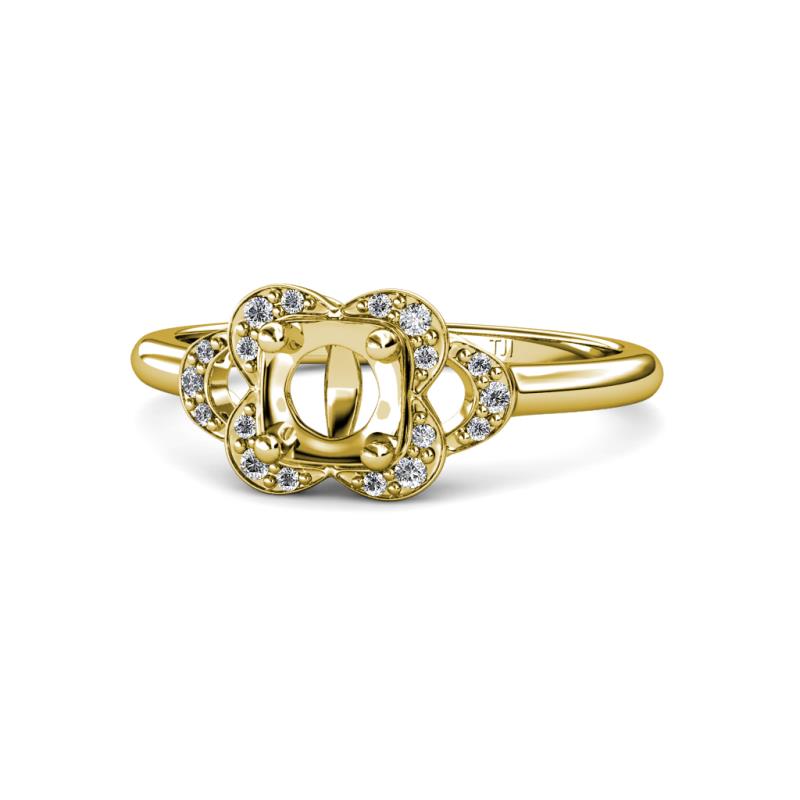 Kyra Signature Semi Mount Floral Engagement Ring 