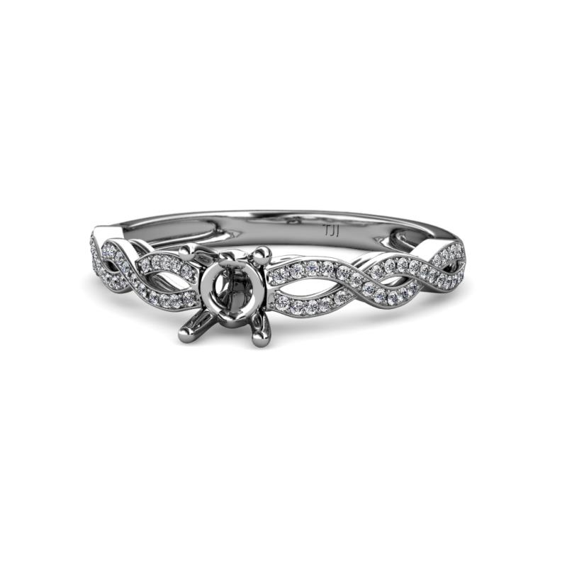 Anwil Signature Semi Mount Infinity Engagement Ring 