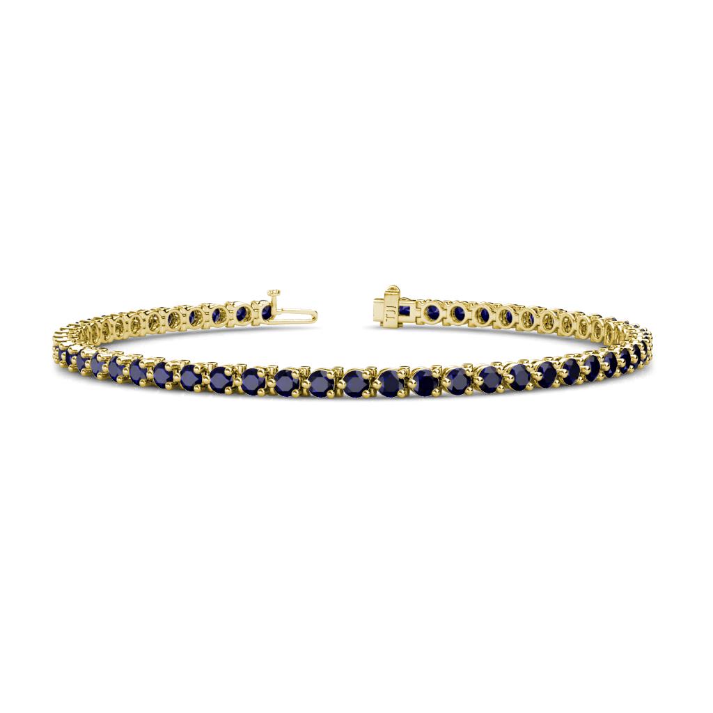 Cliona 3.00 mm Blue Sapphire Eternity Tennis Bracelet 
