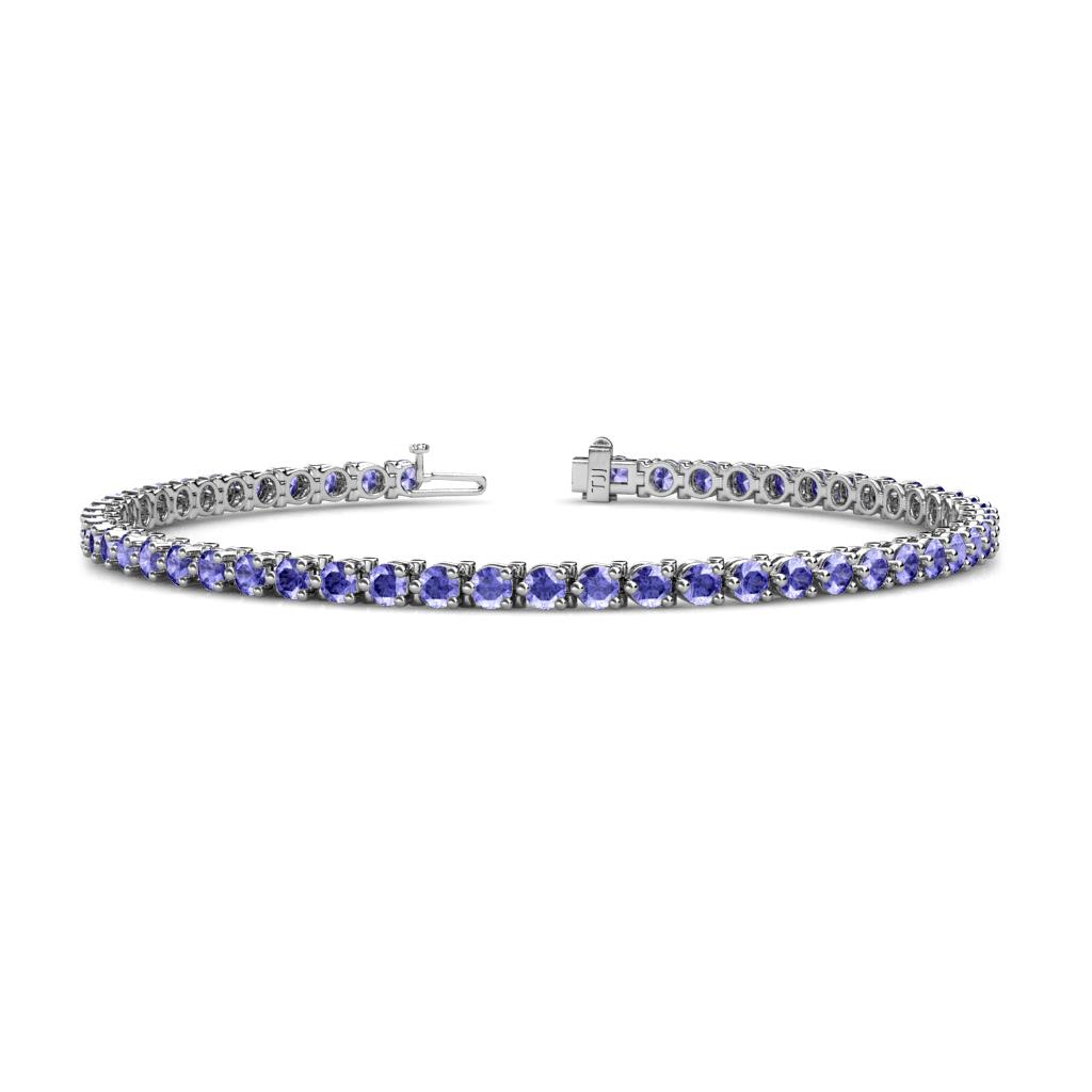 Cliona 3.00 mm Tanzanite Eternity Tennis Bracelet 