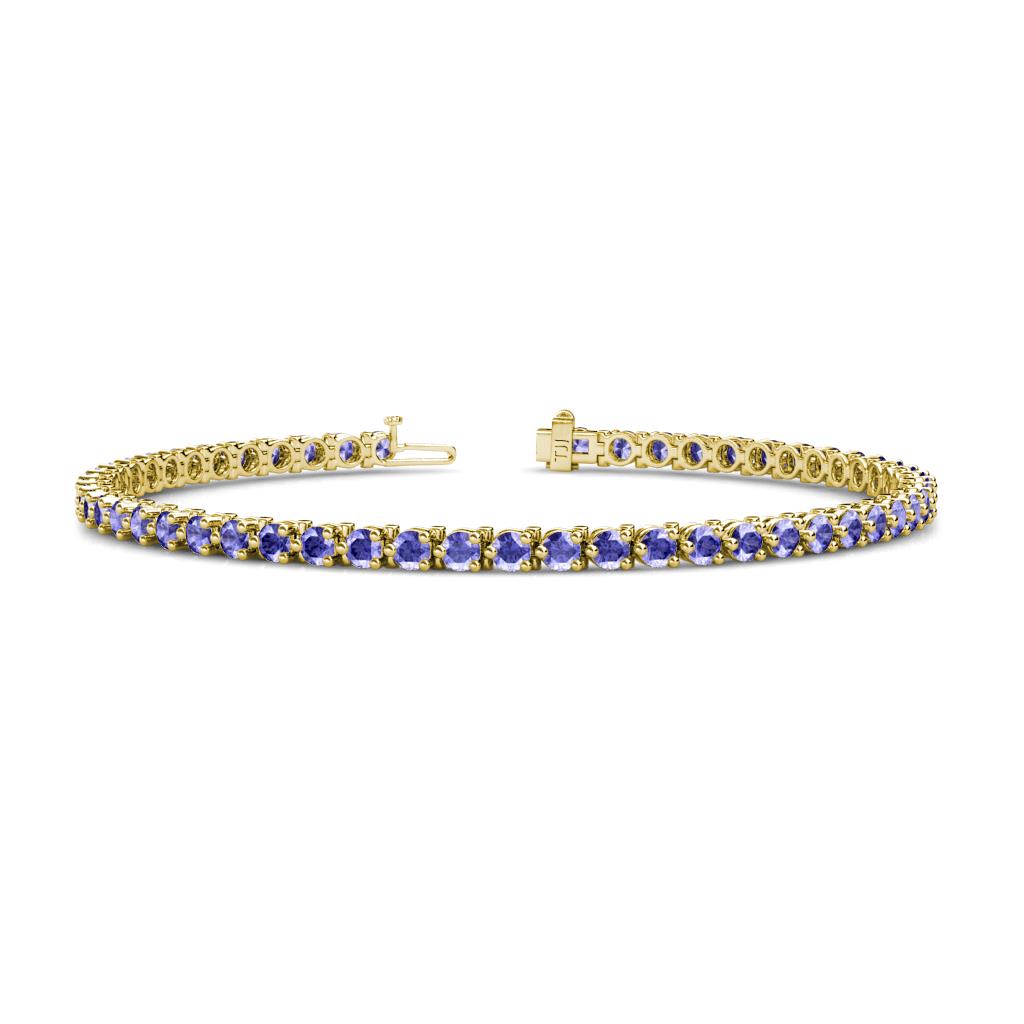 Cliona 3.00 mm Tanzanite Eternity Tennis Bracelet 