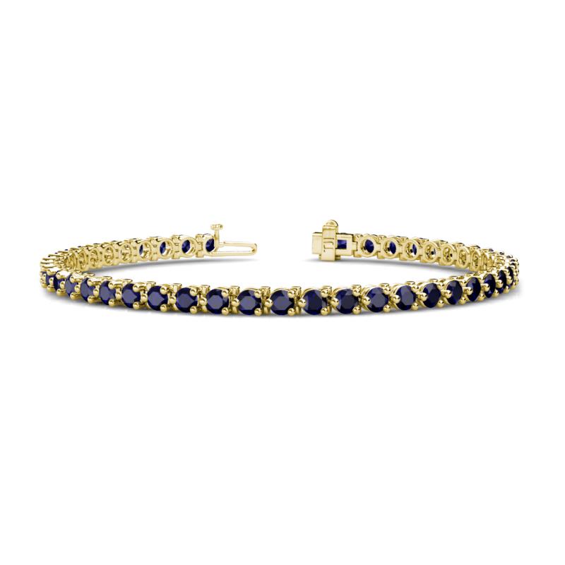 Cliona 3.30 mm Blue Sapphire Eternity Tennis Bracelet 