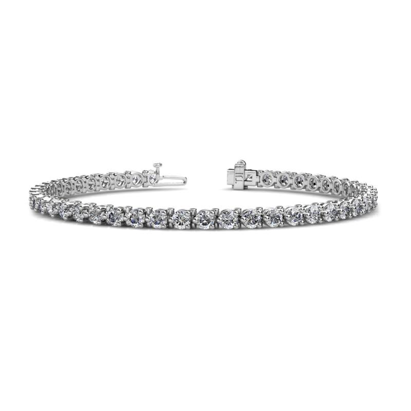 Cliona 3.30 mm Diamond Eternity Tennis Bracelet 