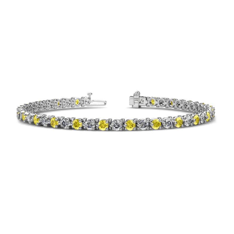 14K SAPPHIRE FULL ETERNITY TENNIS BRACELET