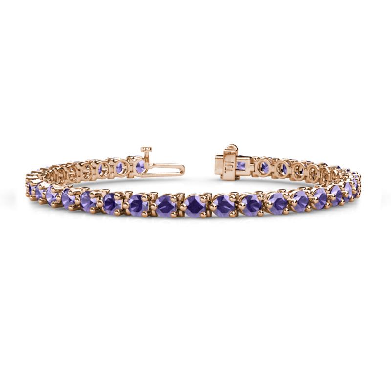 Cliona 4.10 mm Iolite Eternity Tennis Bracelet 