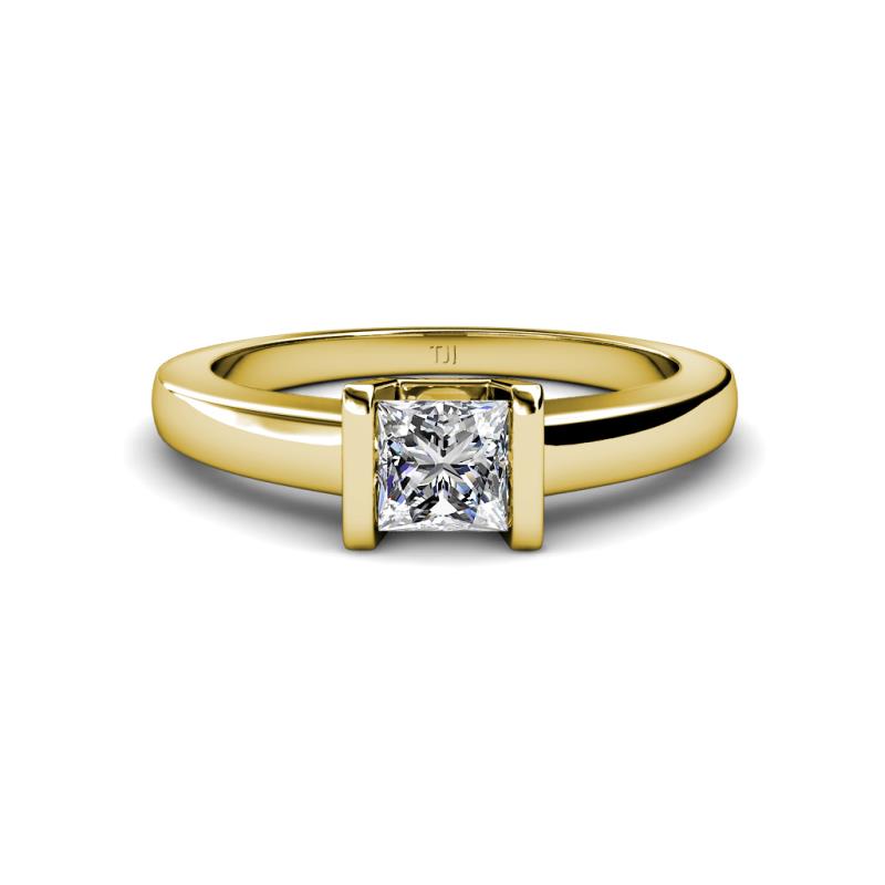 Izna Princess Cut Diamond Solitaire Engagement Ring 