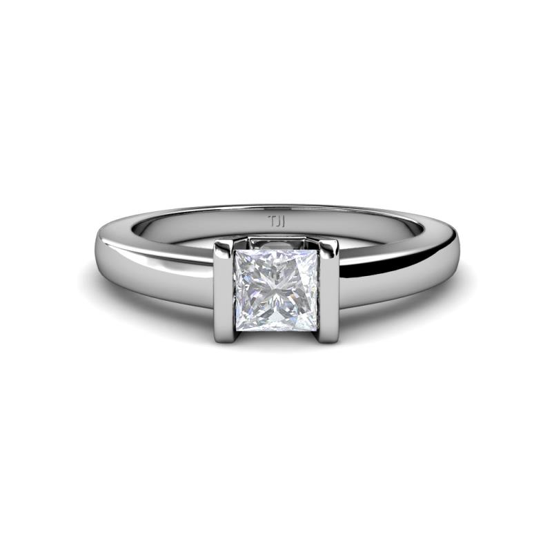 Izna Princess Cut Lab Created White Sapphire Solitaire Engagement Ring 