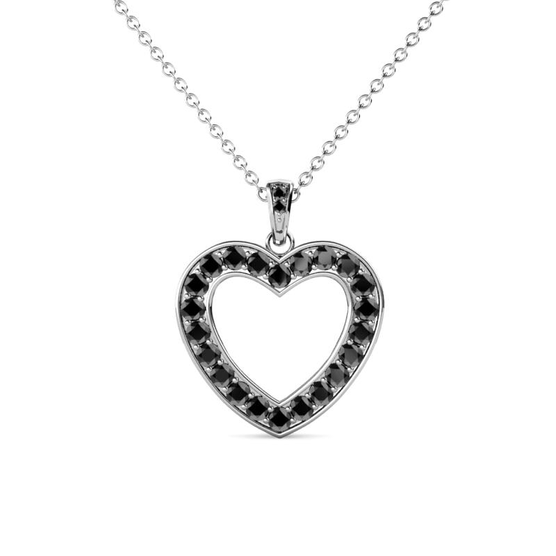 Diamond Single Stone Heart Pendant