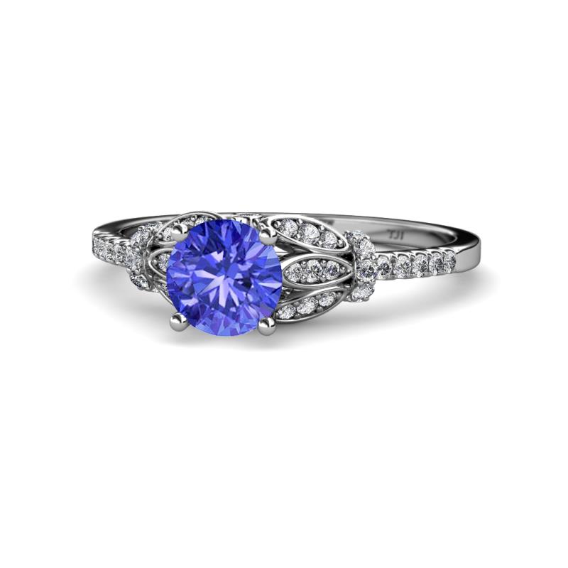 Katelle Desire Tanzanite and Diamond Engagement Ring 