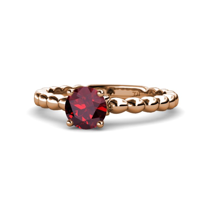 Sariah Desire Ruby and Diamond Engagement Ring 