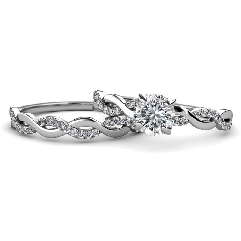 Mayra Desire Diamond Infinity Bridal Set Ring 