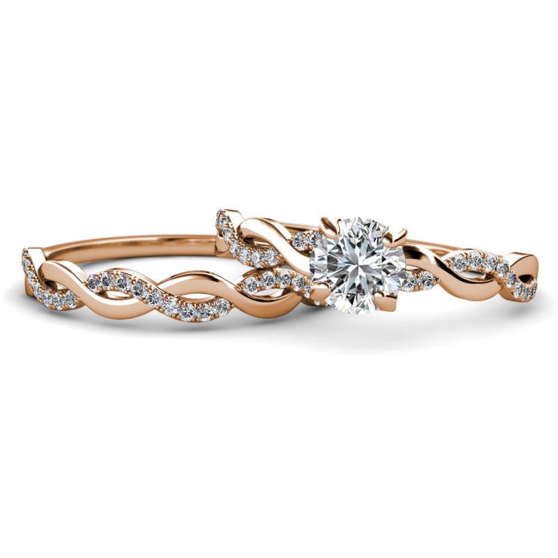 Mayra Desire Diamond Infinity Bridal Set Ring 