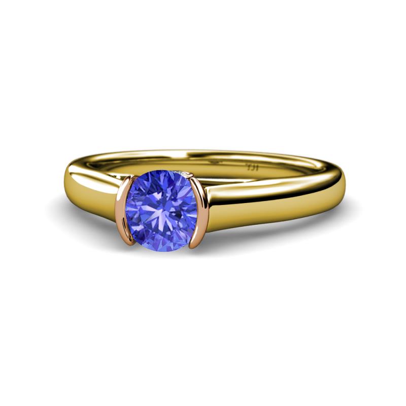 Ellie Desire Tanzanite and Diamond Engagement Ring 