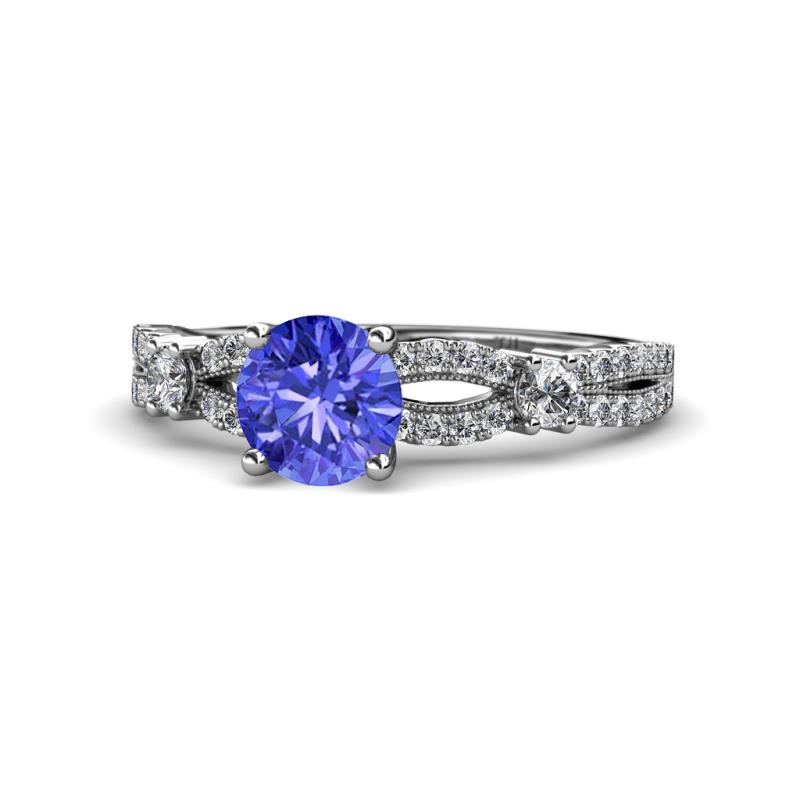 Senna Desire Tanzanite and Diamond Engagement Ring 