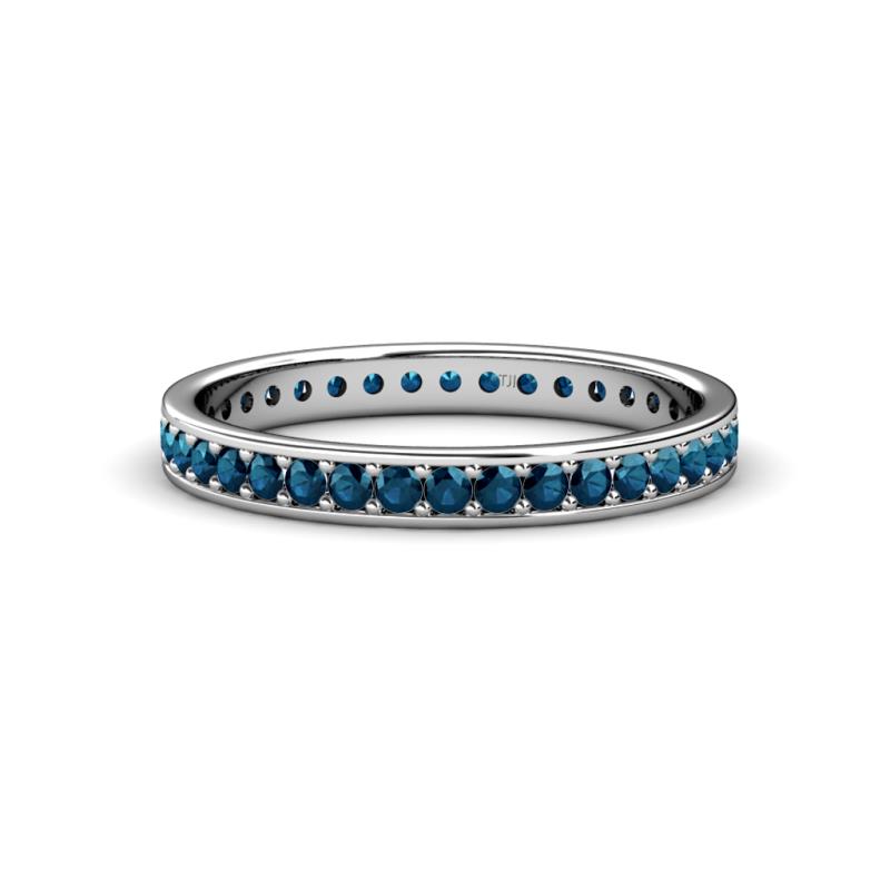 Livia 1.70 mm Blue Diamond Eternity Band 