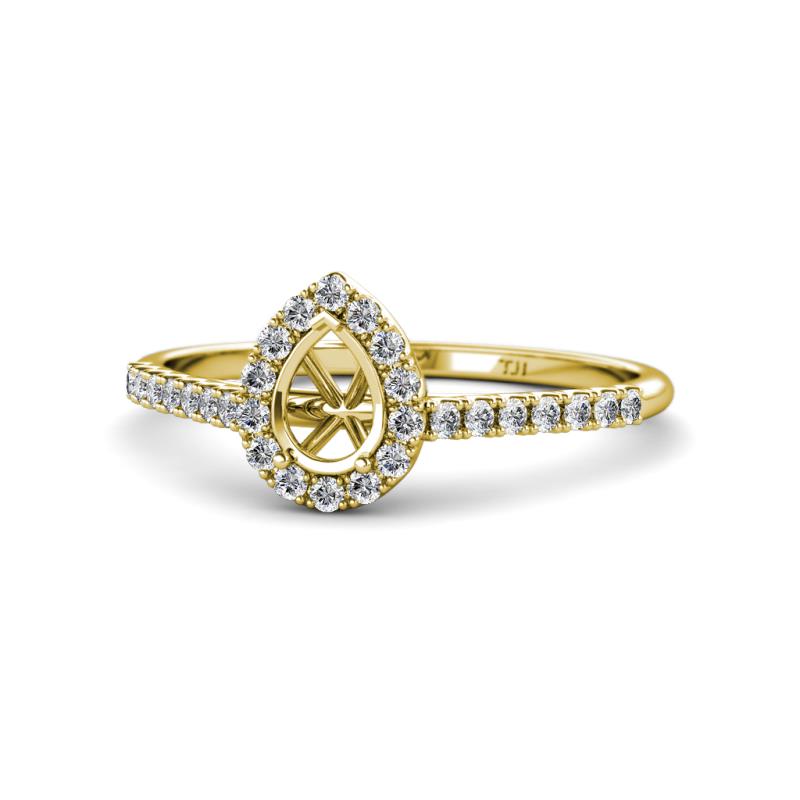 Arella Desire Semi Mount Halo Engagement Ring 