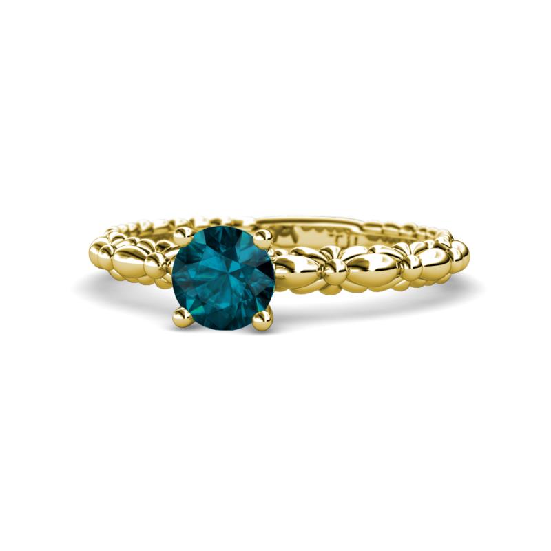 Viona Signature London Blue Topaz Solitaire Engagement Ring 