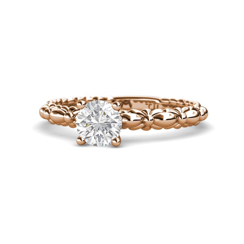 Viona Signature White Sapphire Solitaire Engagement Ring 