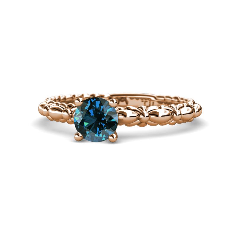 Viona Signature Blue Diamond Solitaire Engagement Ring 