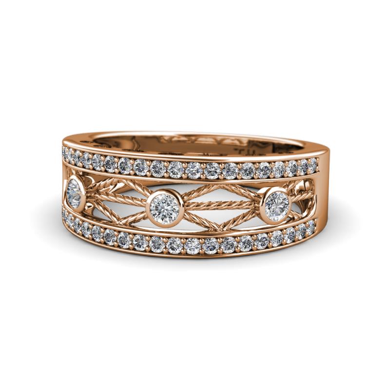 Aurelia 0.52 ctw Natural Diamonds Wedding Band 