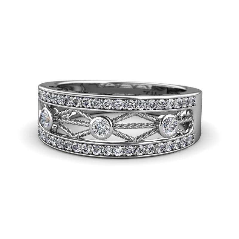 Aurelia 2.27 ctw Natural Diamonds Wedding Band 