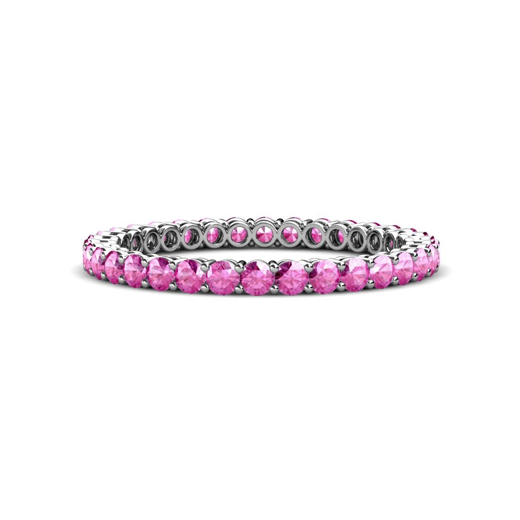 Tiffany 2.00 mm Pink Sapphire Eternity Band 