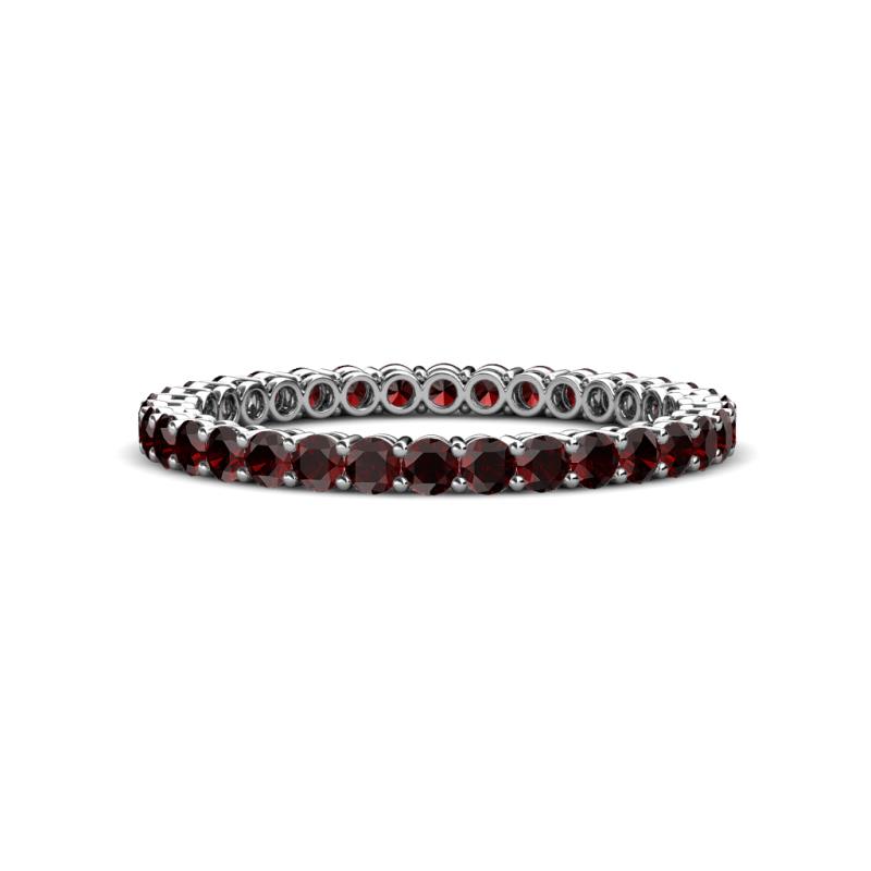 Tiffany 2.00 mm Red Garnet Eternity Band 