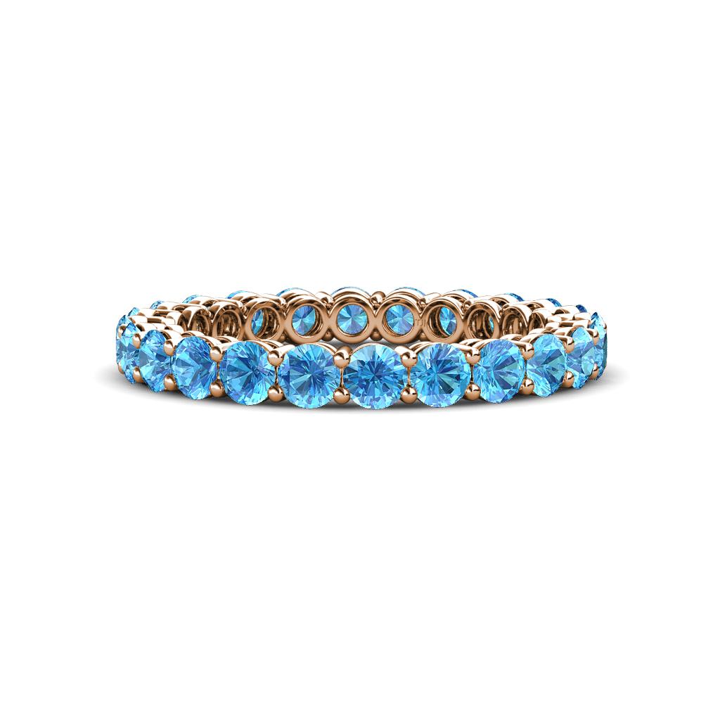 Tiffany 2.80 mm Blue Topaz Eternity Band 