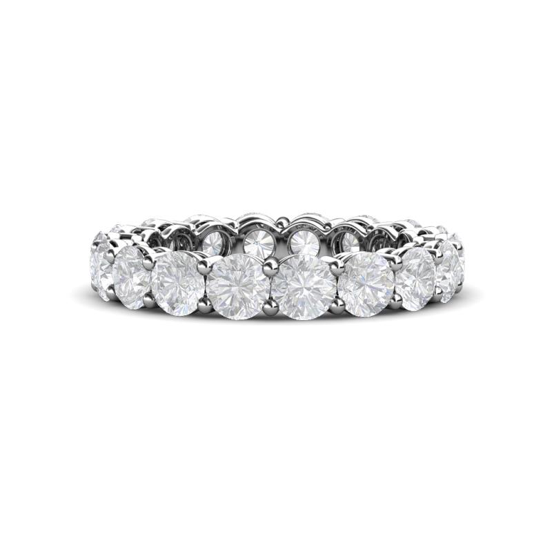 Tiffany 3.80 mm White Sapphire Eternity Band 