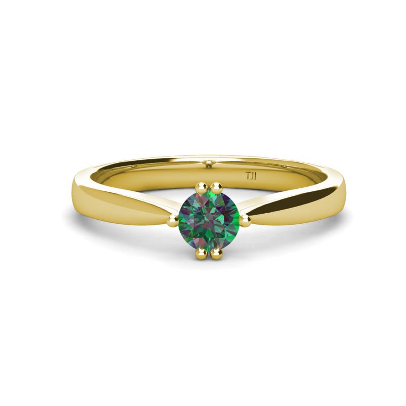 Isla 5.00 mm Round  Lab Created Alexandrite Solitaire Engagement Ring  
