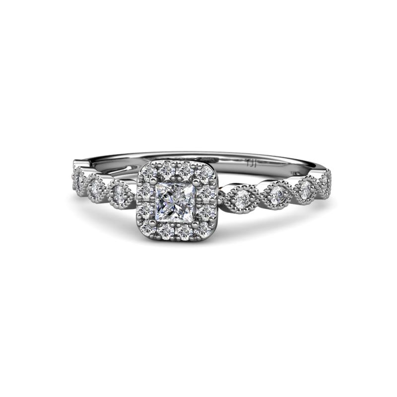 Mavis Prima Diamond Infinity Halo Engagement Ring 