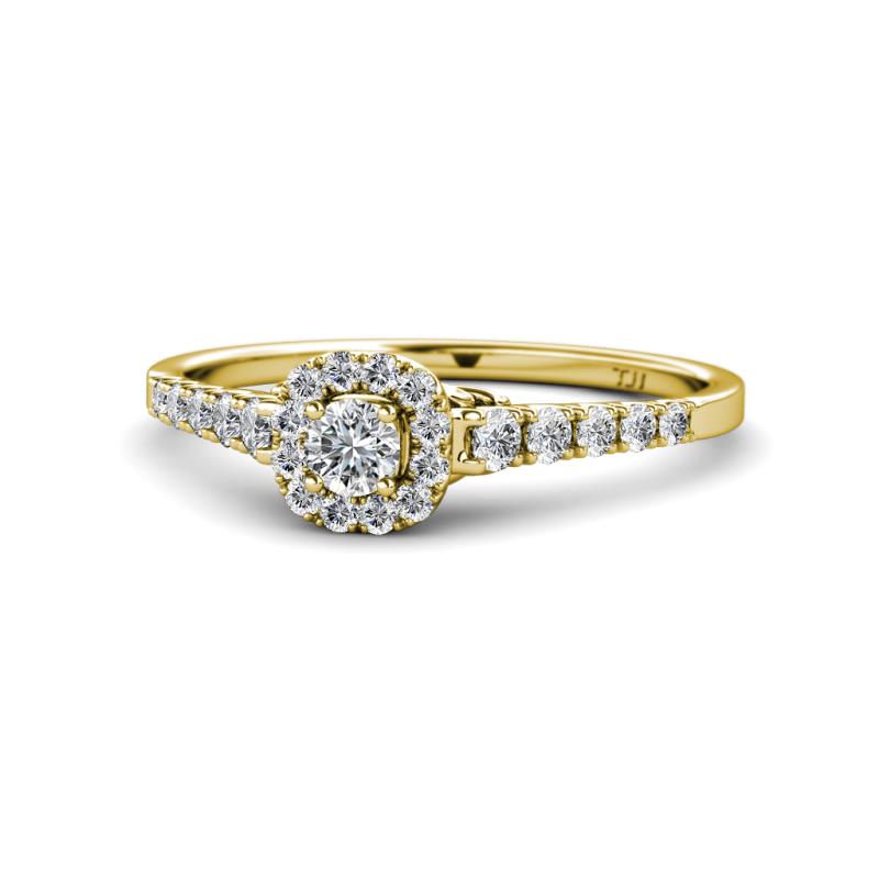 Florence Prima Diamond Halo Engagement Ring 