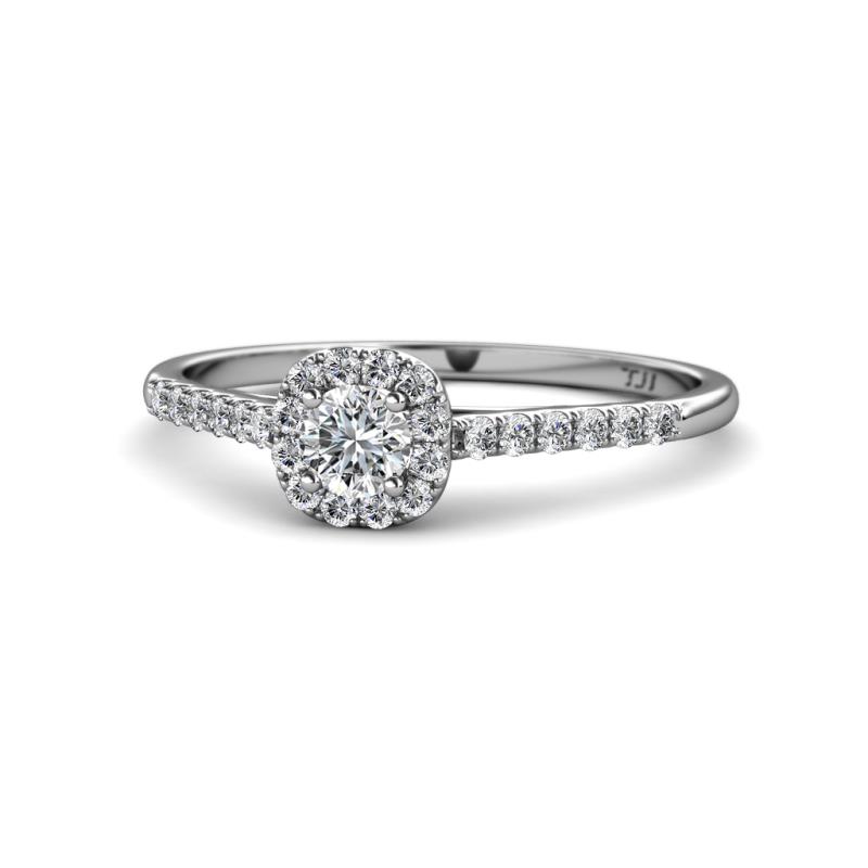 Selena Prima Diamond Halo Engagement Ring 