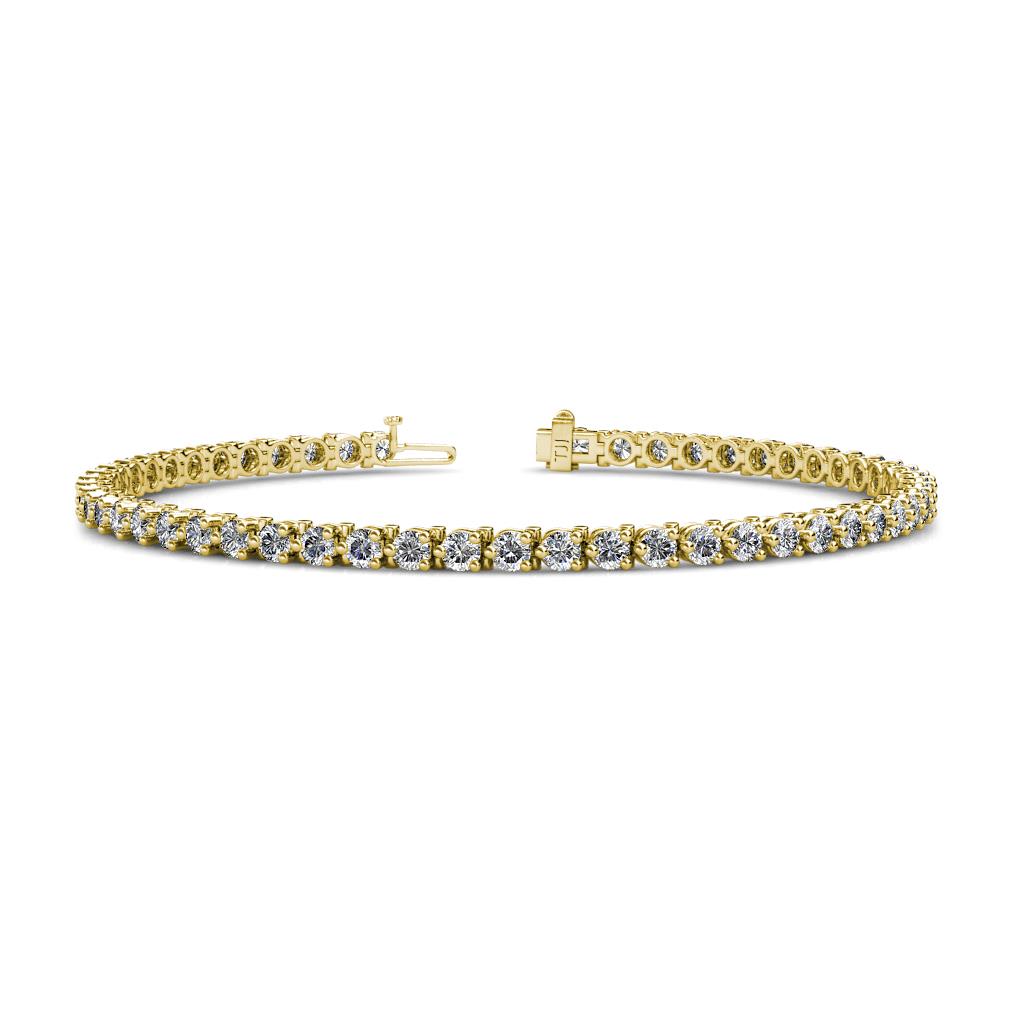 Cliona 3.00 mm Lab Grown Diamond Eternity Tennis Bracelet 