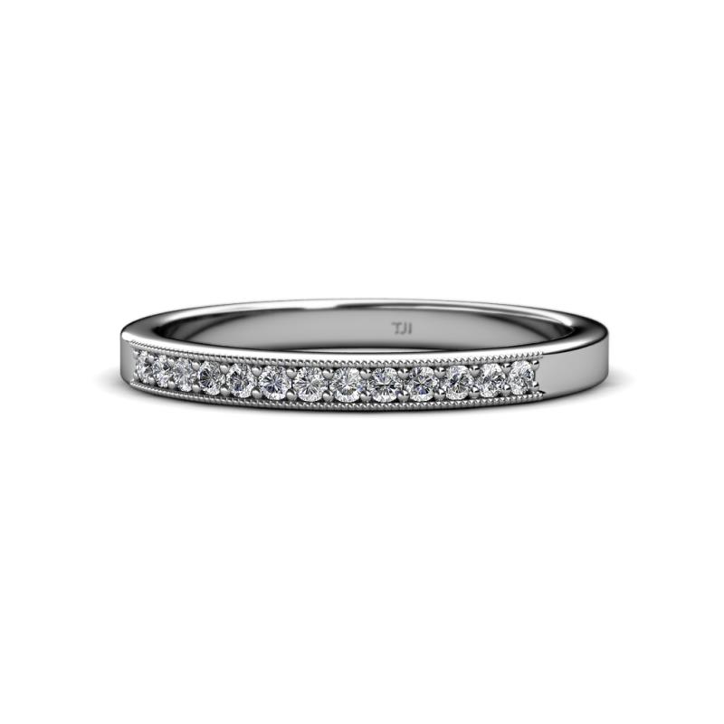 Janice 1.70 mm Lab Grown Diamond 13 Stone Wedding Band 