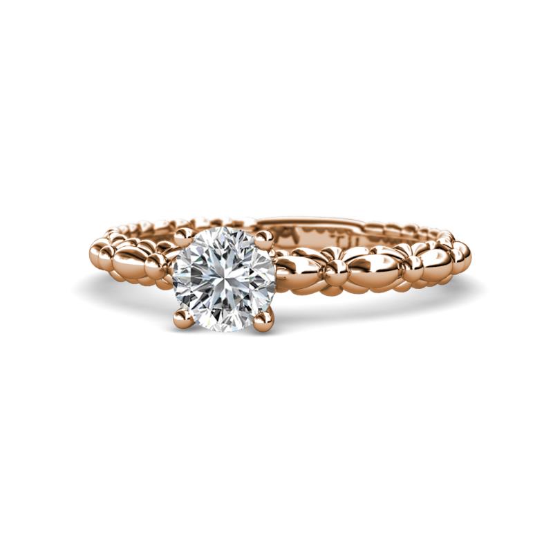 Viona Signature 1.00 ct IGI Certified Lab Grown Diamond Round (6.50 mm) Solitaire Engagement Ring 