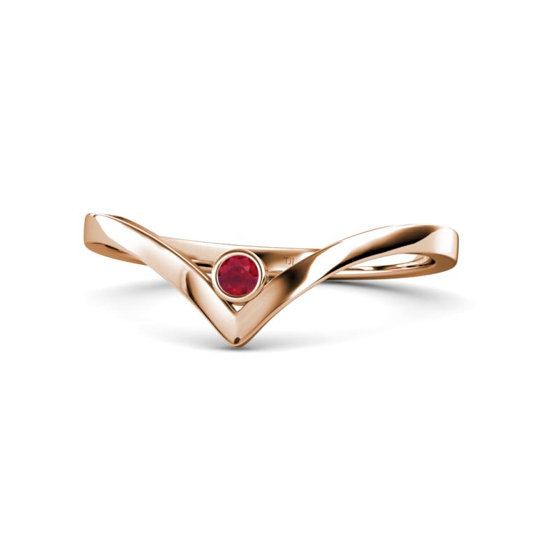 Shana Bold Solitaire Round Ruby 