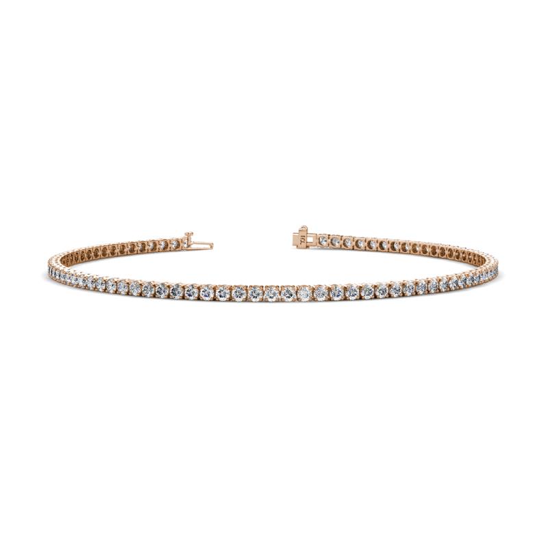 Leslie 2.00 mm Diamond Eternity Tennis Bracelet 