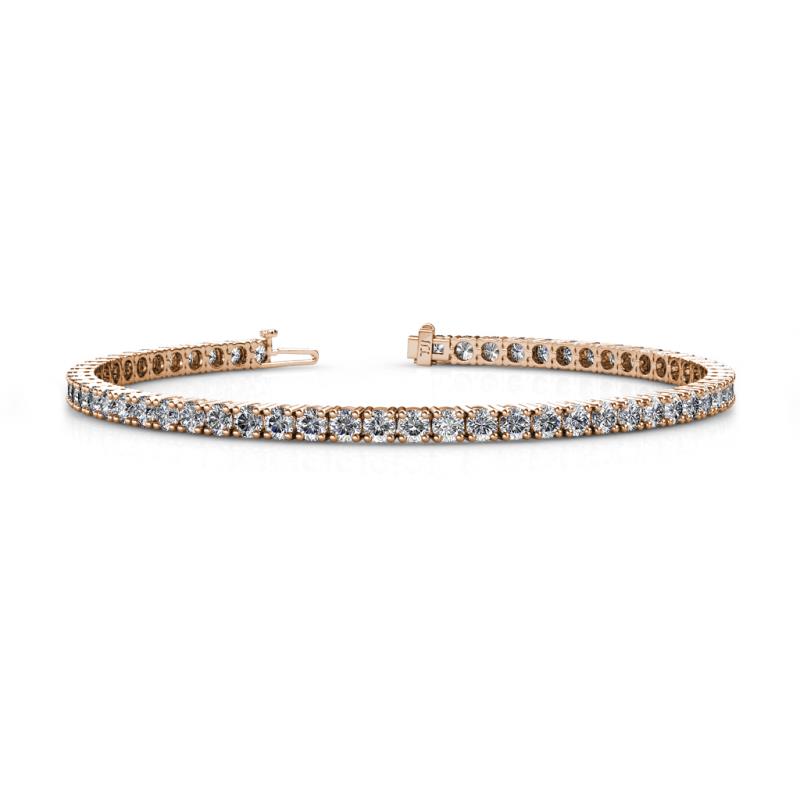 Leslie 3.40 mm Diamond Eternity Tennis Bracelet 