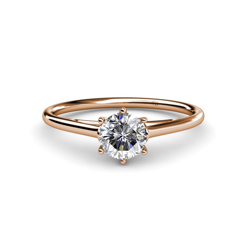 Verena 1.00 ct IGI Certified Lab Grown Diamond Round (6.50 mm) Solitaire Engagement Ring 