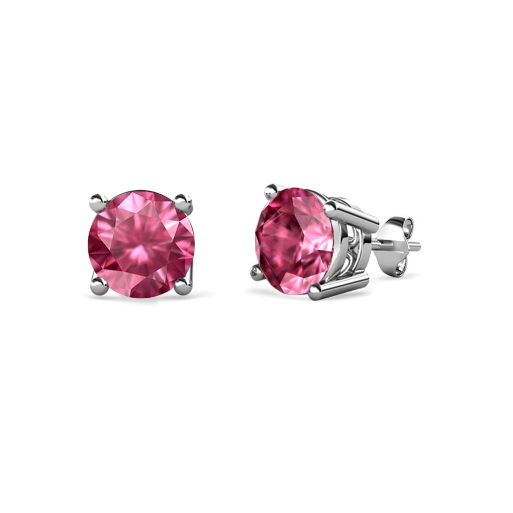 Alina Pink Tourmaline (5mm) Solitaire Stud Earrings 