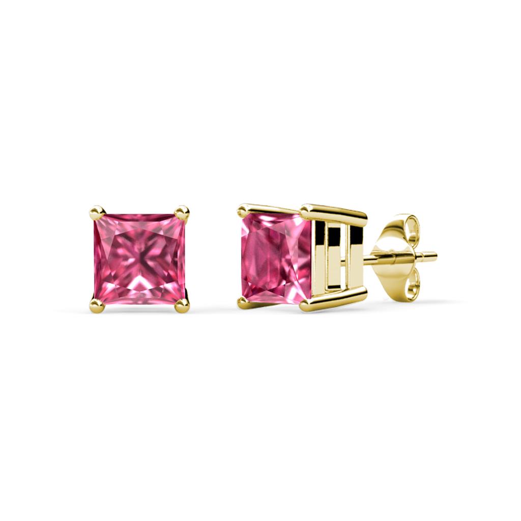Zoey Pink Tourmaline (4mm) Solitaire Stud Earrings 