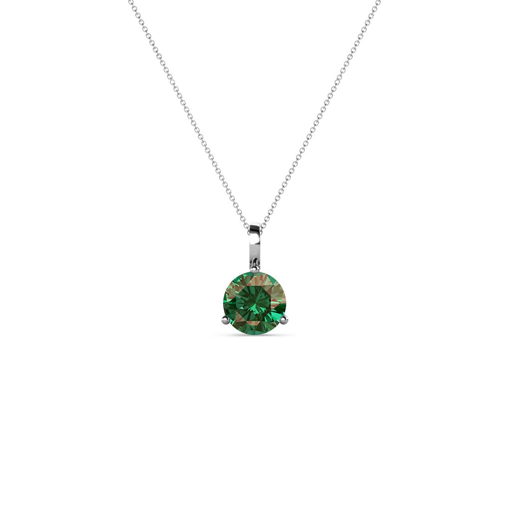 Sheryl 4.00 mm Lab Created Alexandrite Solitaire Pendant 