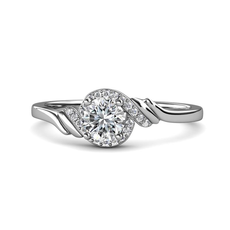 Oriana Signature Round Diamond Engagement Ring 