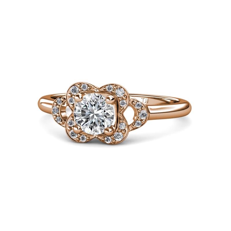 Kyra Signature Round Diamond Engagement Ring 