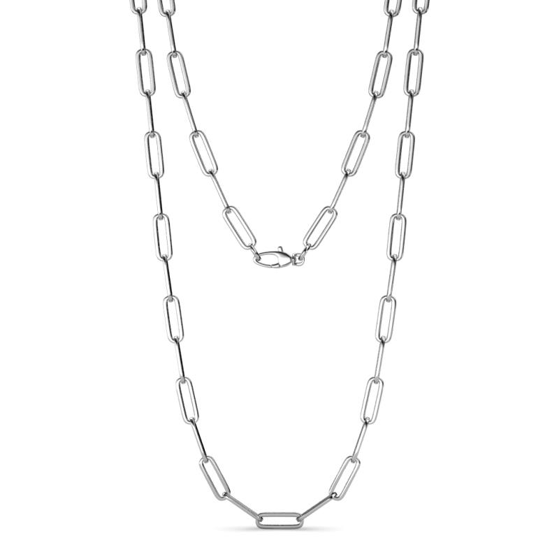 Paperclip Chain Small Rectangle 17 x 5.3 mm Light Weight Necklace 
