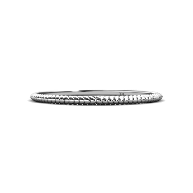 Stella 1.00 mm Rope Wedding Band 
