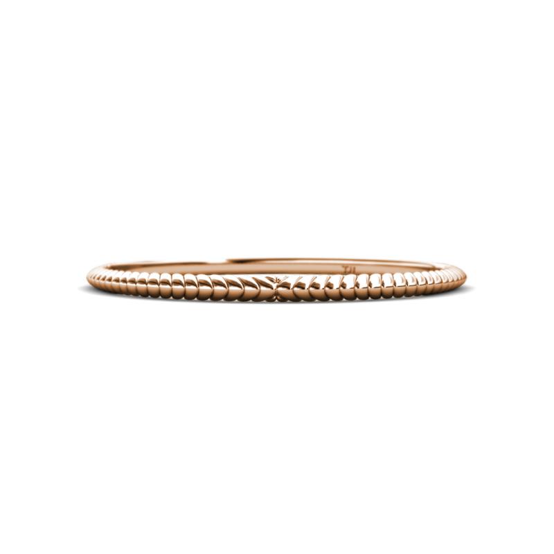 Stella 1.00 mm Rope Wedding Band 