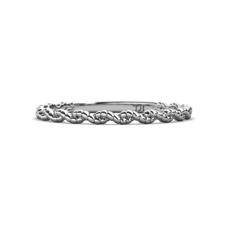 Rosa 2.00 mm Twisted Rope Wedding Band 