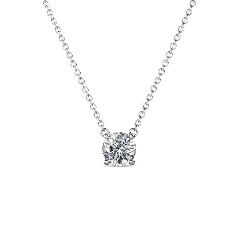 Juliana 5.00 mm Round Lab Grown Diamond Solitaire Pendant Necklace 